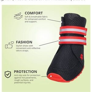 Small dog shoes (2 pair, 4 total)